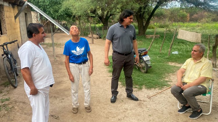 La secretaría de Discapacidad visitó el paraje Los Lobos