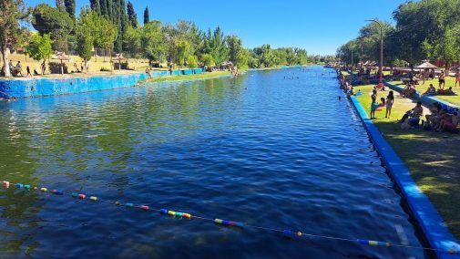 El balneario de Santa Rosa, destacado como el más grande de San Luis