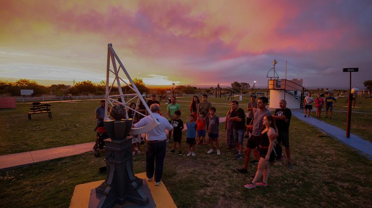 Entre el jueves y el viernes, más de 500 personas visitaron el Parque Astronómico de La Punta