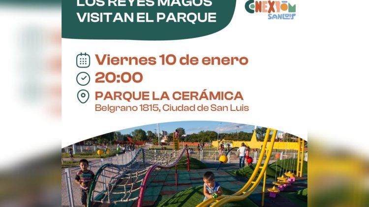 Los Reyes Magos llegan con música y alegría al Parque La Cerámica