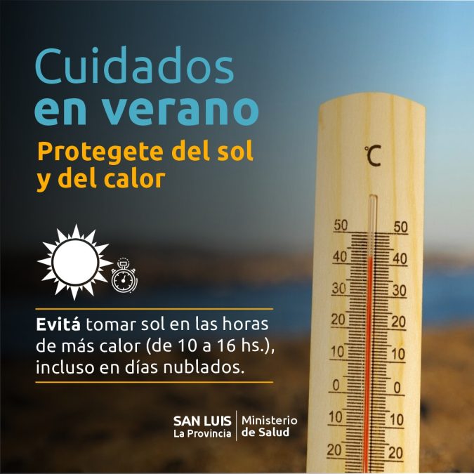 ANSL » Brindan recomendaciones para cuidarse del sol y el calor en verano