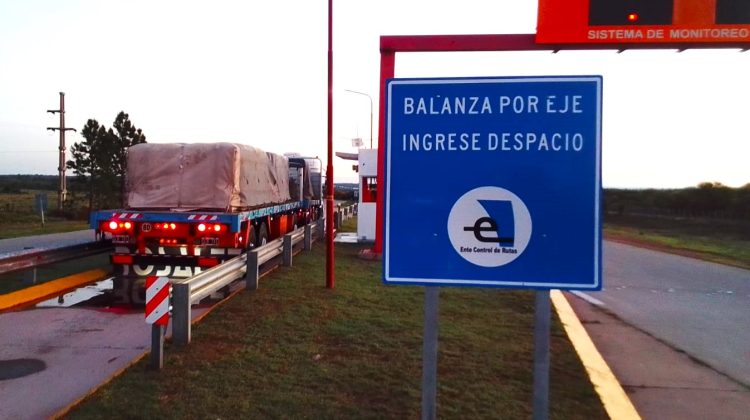 El Ente Control de Rutas recuperó dos balanzas e inspeccionó 153.500 camiones en 2024