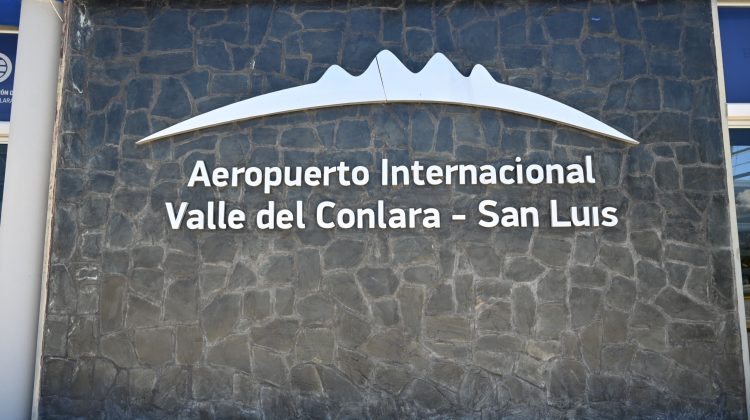 Aeropuerto Valle del Conlara: informaron las fechas de los vuelos en febrero