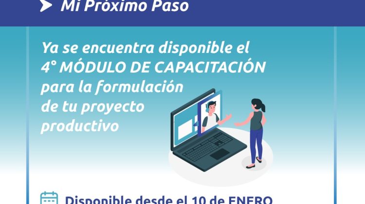 Ya está disponible la cuarta capacitación de ‘Mi Primer Emprendimiento’ y ‘Mi Próximo Paso’