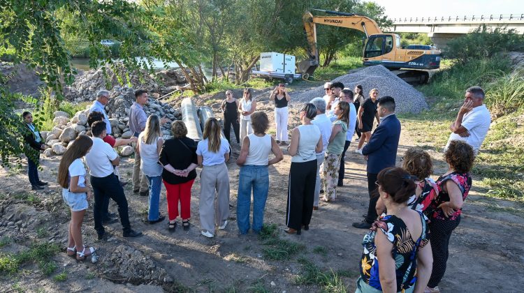 El Gobierno trabaja para optimizar el suministro de agua cruda a la planta potabilizadora de Naschel