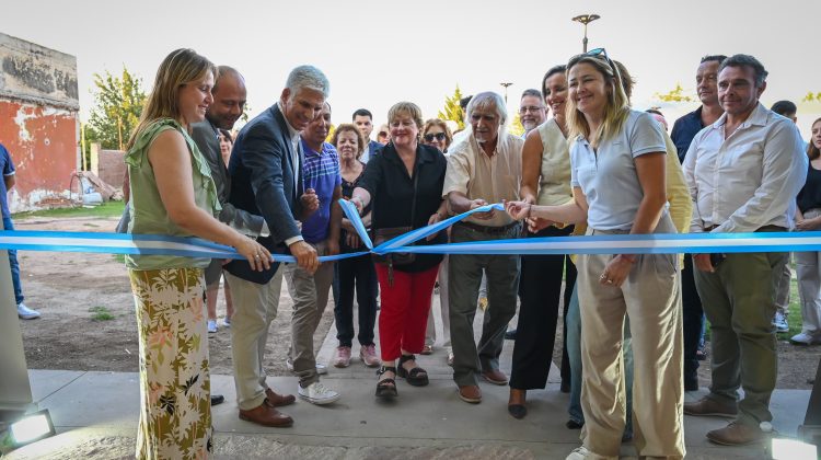 Los vecinos de Naschel cuentan con una renovada Casa de la Cultura