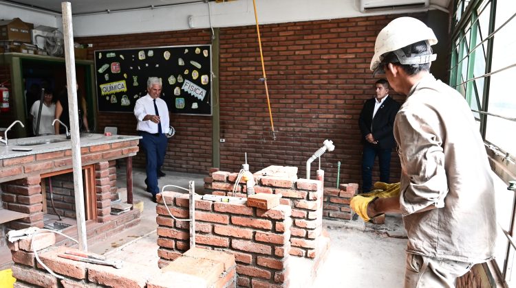 Inicio de clases: avanzan las obras de refacción en el Colegio Nº 3 ‘Manuel Belgrano’