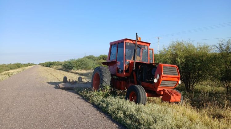 Vialidad Provincial realizó tareas de mantenimiento en el ingreso a Villa de la Quebrada 