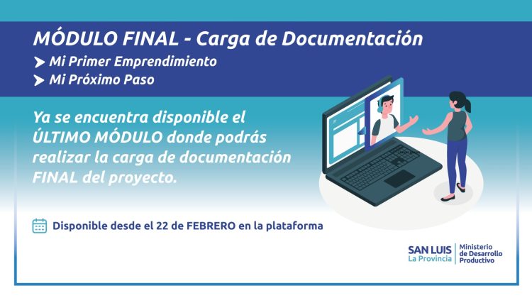 Ya está disponible el módulo de carga de documentación para proyectos productivos