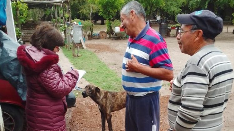 El Gobierno brinda asistencia a los vecinos afectados por las fuertes lluvias