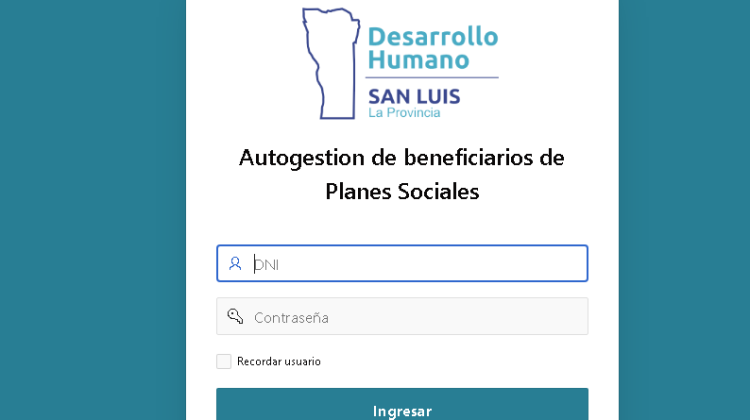 El sistema de autogestión para beneficiarios del Plan de Inclusión sumó una función