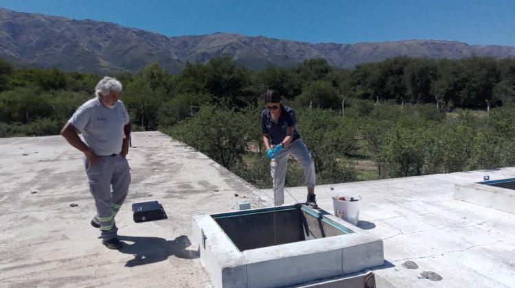 San Luis Agua monitoreó el agua de la Villa de Merlo