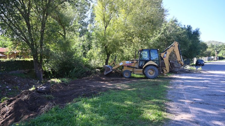 Realizaron tareas de mantenimiento en Potrero de Los Funes