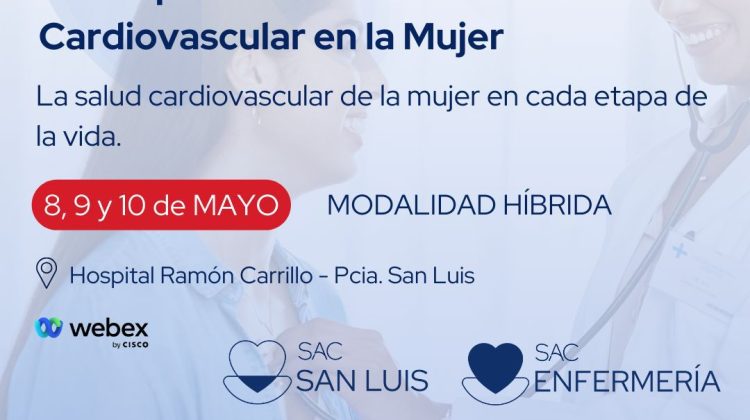 Realizarán el IV Simposio Nacional de Enfermedad Cardiovascular en la Mujer
