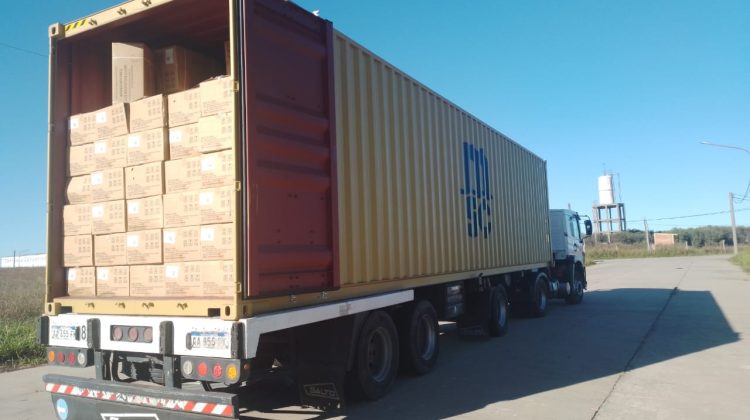 La Zona Franca y el sector privado concretaron la primera exportación desde su creación en 1996