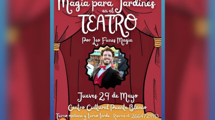 Se presentará el show ‘Un mago en apuros’ en el Puente Blanco
