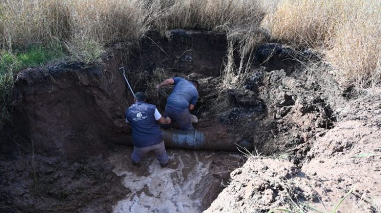 San Luis Agua finalizó una compleja reparación en el acueducto Nogolí