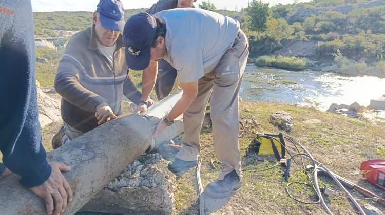San Luis Agua refaccionó el acueducto Las Carpas-Saladillo