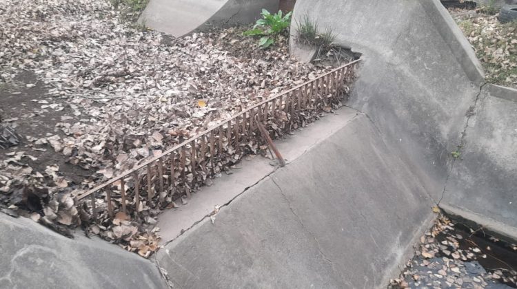 San Luis Agua limpia los canales para riego de Villa Mercedes