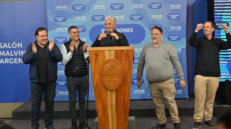 Elecciones provinciales: Amplio triunfo del frente Ahora San Luis