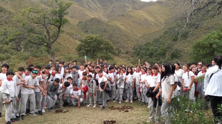 Mogote Bayo: 130 estudiantes de San Luis visitaron la reserva