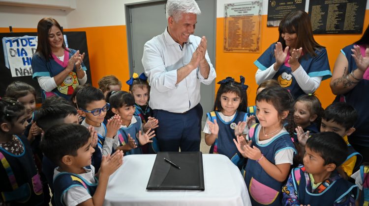 Este jueves comenzó la remodelación y ampliación de aulas en la Escuela N°34 en Villa Mercedes