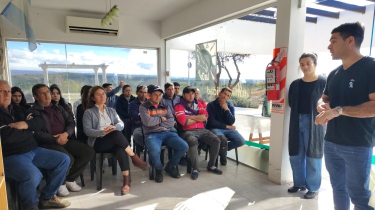 Brindaron una capacitación de eficiencia energética en Las Chacras 