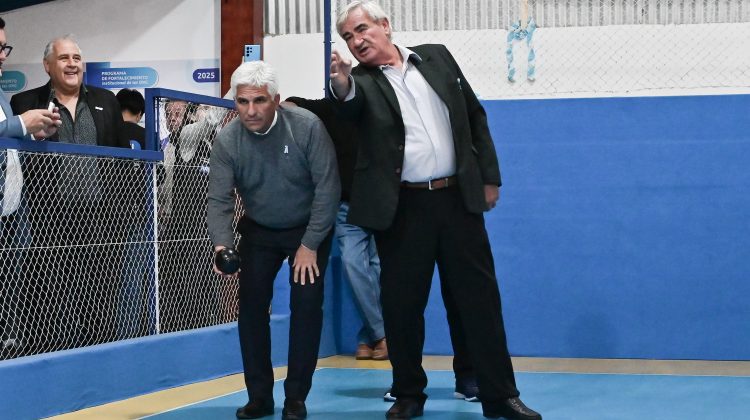 El Centro de Jubilados de Tilisarao inauguró su cancha de bochas