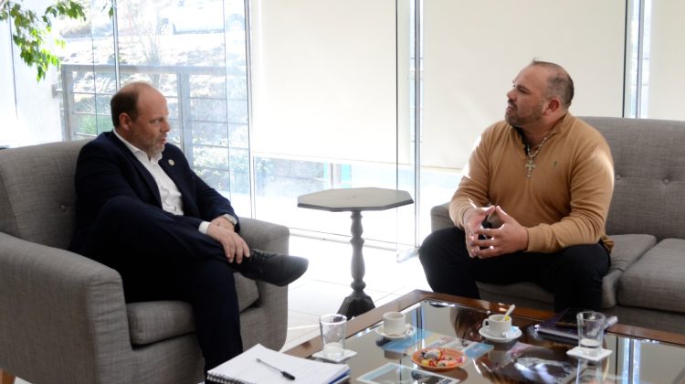 El ministro de Gobierno recibió al intendente de Luján