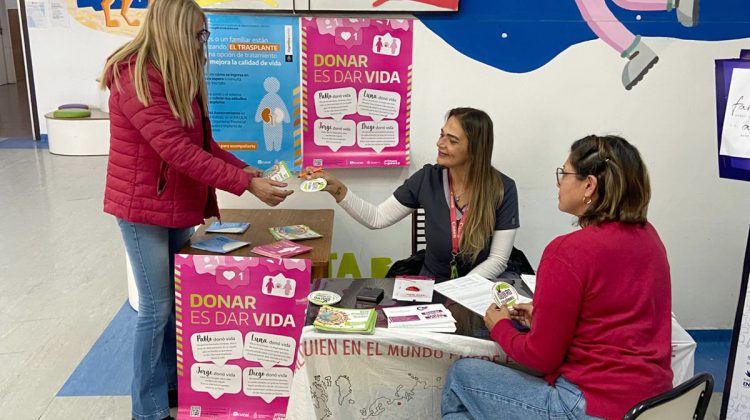 San Luis conmemoró el Día Nacional de la Donación de Órganos con actividades en los hospitales