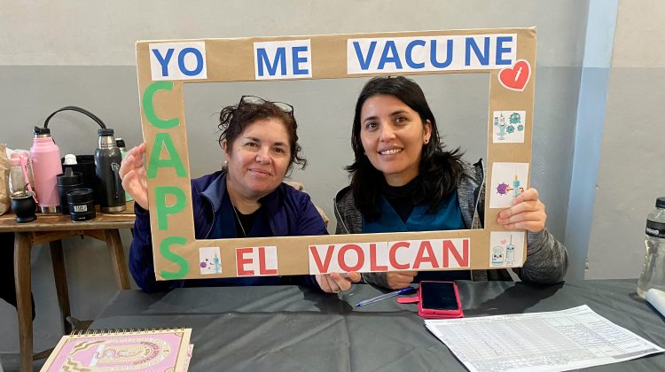 Discapacidad y Salud realizaron un operativo conjunto en El Volcán