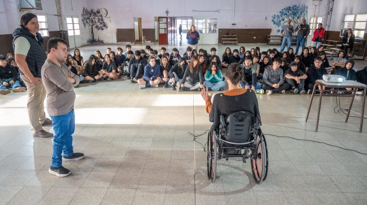 Realizaron charlas y talleres vivenciales a escuelas de Villa Mercedes