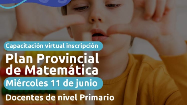 Plan Provincial de Matemática: los docentes ya se pueden inscribir para las capacitaciones