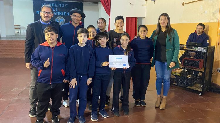 Estudiantes realizaron la Promesa de Cuidado Ambiental en La Angelina