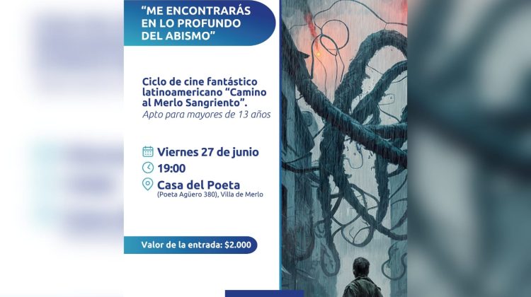 Casa del Poeta: Llega una nueva proyección de cine fantástico latinoamericano