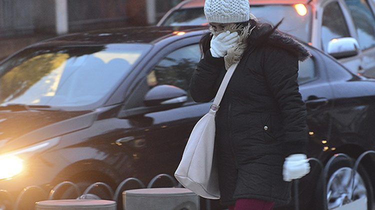 San Luis arrancó la semana con temperaturas bajo cero