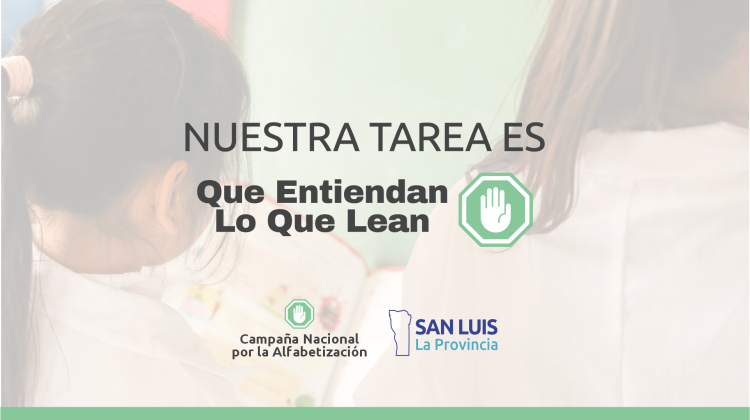 San Luis adhiere por segundo año consecutivo a la ‘Campaña Nacional por la Alfabetización’