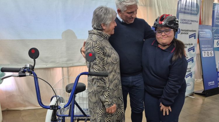 “El disfrute que ella va a tener con la bici va a ser infinito”