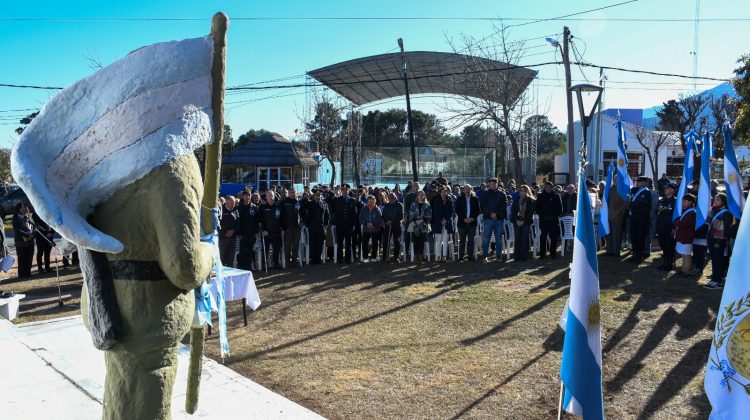Cortaderas conmemoró la reafirmación de los derechos argentinos sobre las islas Malvinas