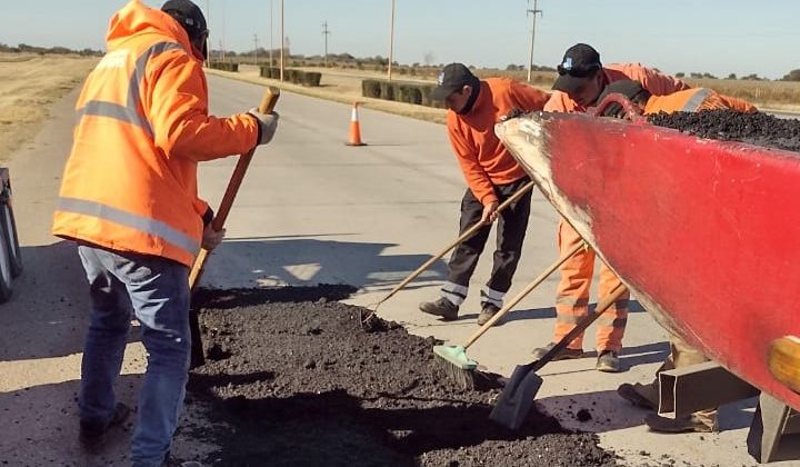 Reparan distintos tramos en la autopista de las Serranías Puntanas