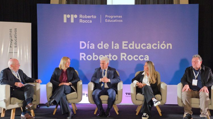 El Gobernador Poggi disertó sobre educación junto a Paolo Rocca