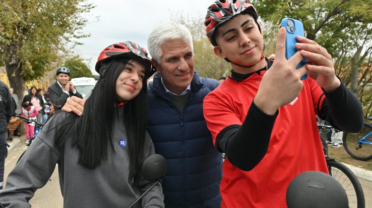 Villa Larca: alumnos de la escuela ‘Dora Ochoa de Masramón’ realizaron su primera pedaleada