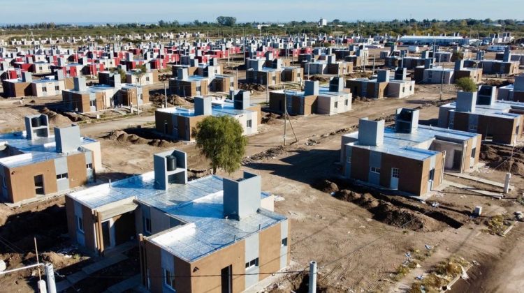 El nuevo barrio de la ciudad de San Luis se acerca al 80% general de avance
