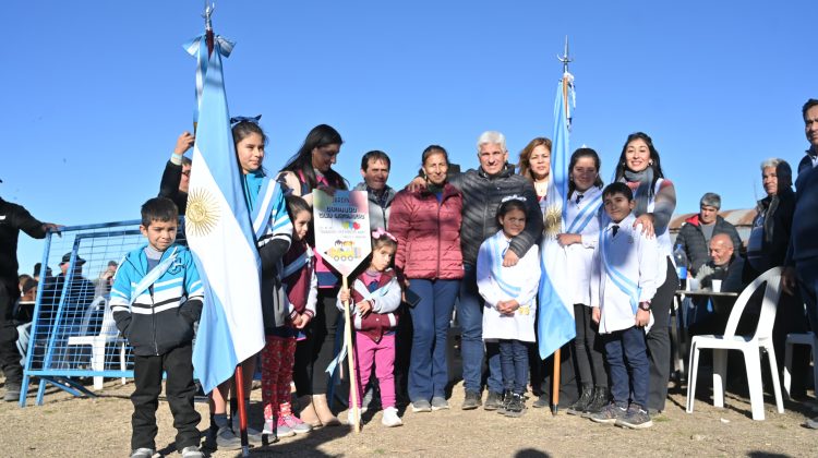 Poggi celebró con los vecinos de Potrerillo: “Hacer Patria es ser buena persona” 