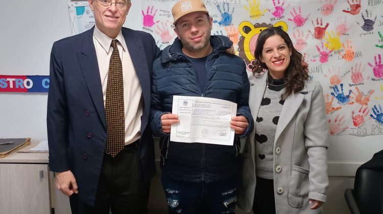 Después de 32 años, un hombre pudo realizar su inscripción de nacimiento en Villa Mercedes