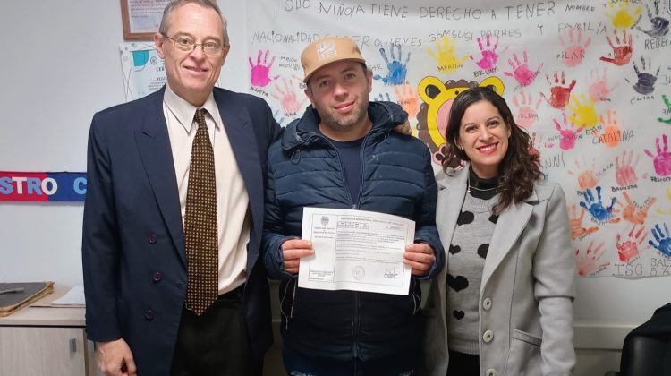 Después de 32 años, un hombre pudo realizar su inscripción de nacimiento en Villa Mercedes