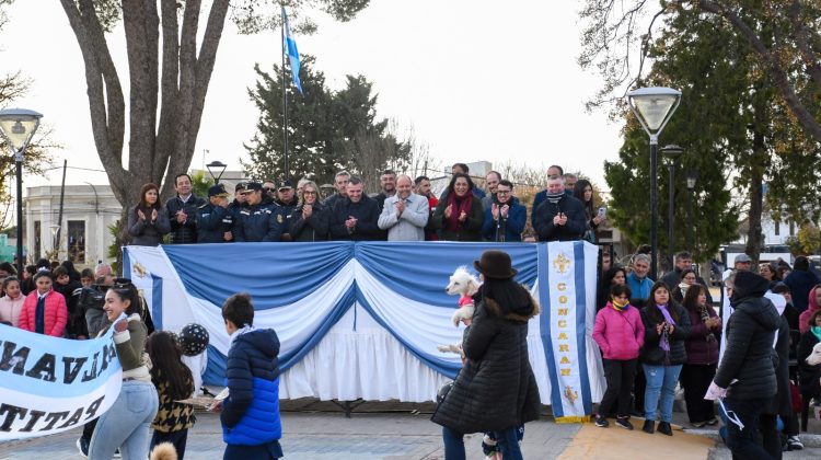 Concarán celebró sus 167 años con un desfile cívico-militar