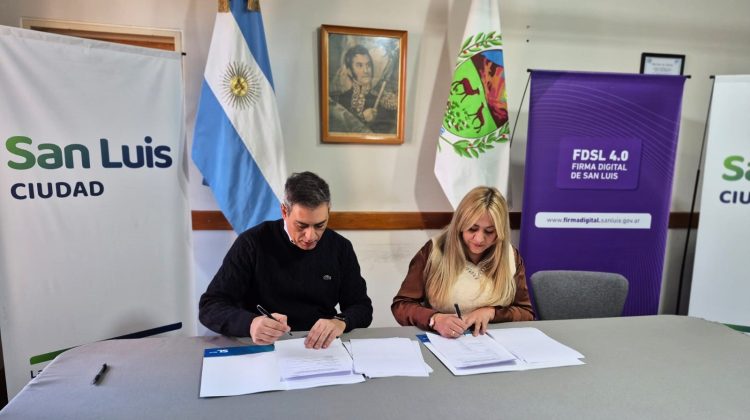 La municipalidad de San Luis y el Instituto Firma Digital renovaron su vínculo institucional