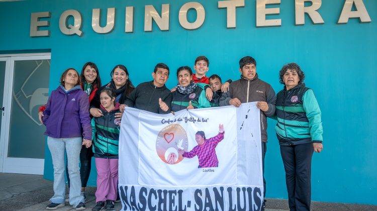 Una visita al Centro de Equinoterapia que hizo más brillante la mañana