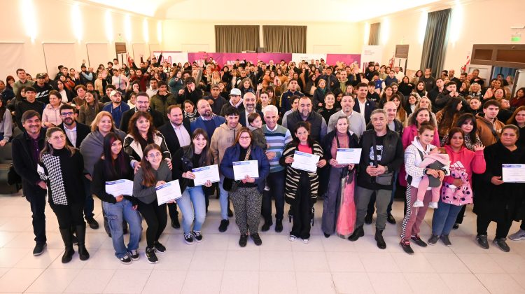 Otra tanda de emprendedores se fortalece con el acompañamiento del Gobierno provincial